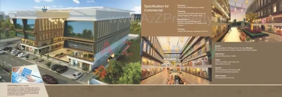 3D Elevation of real estate project Siddheshwar Plaza located at Savad, Vadodara, Gujarat