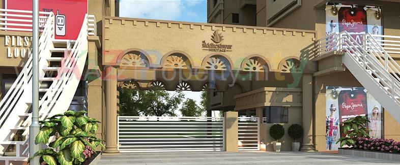 3D Elevation of real estate project Siddheshwer Heritage located at Bapod, Vadodara, Gujarat