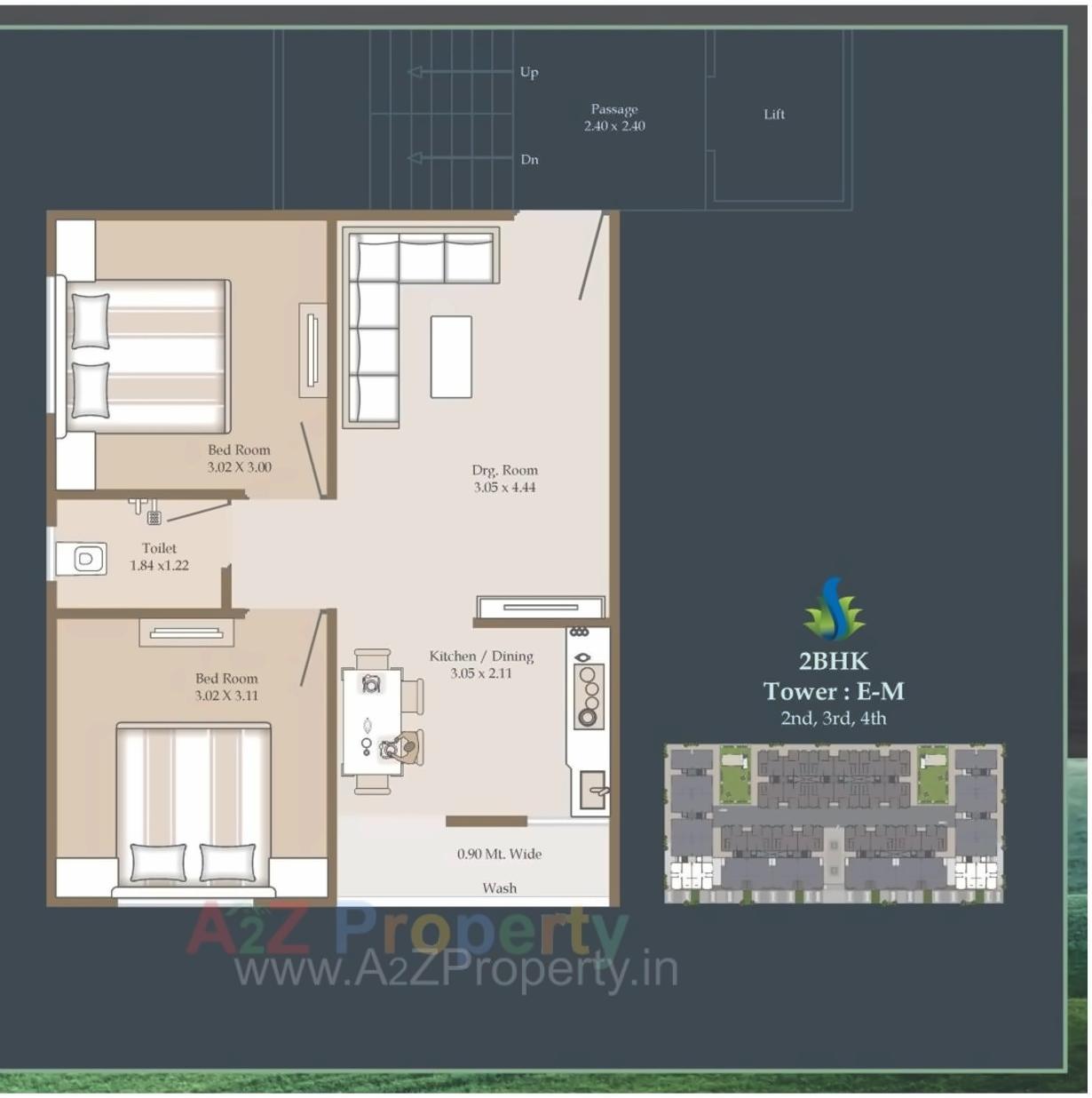 Layout of real estate project Siddheshwer Hill located at Tarsali, Vadodara, Gujarat