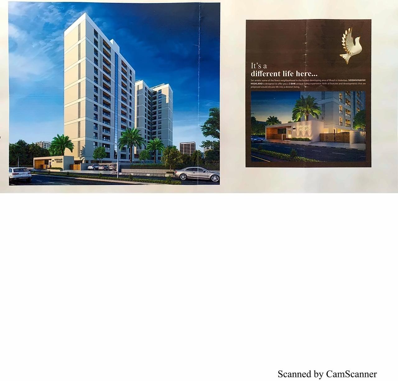  of real estate project Siddhivinayak Highland located at Bhayli, Vadodara, Gujarat