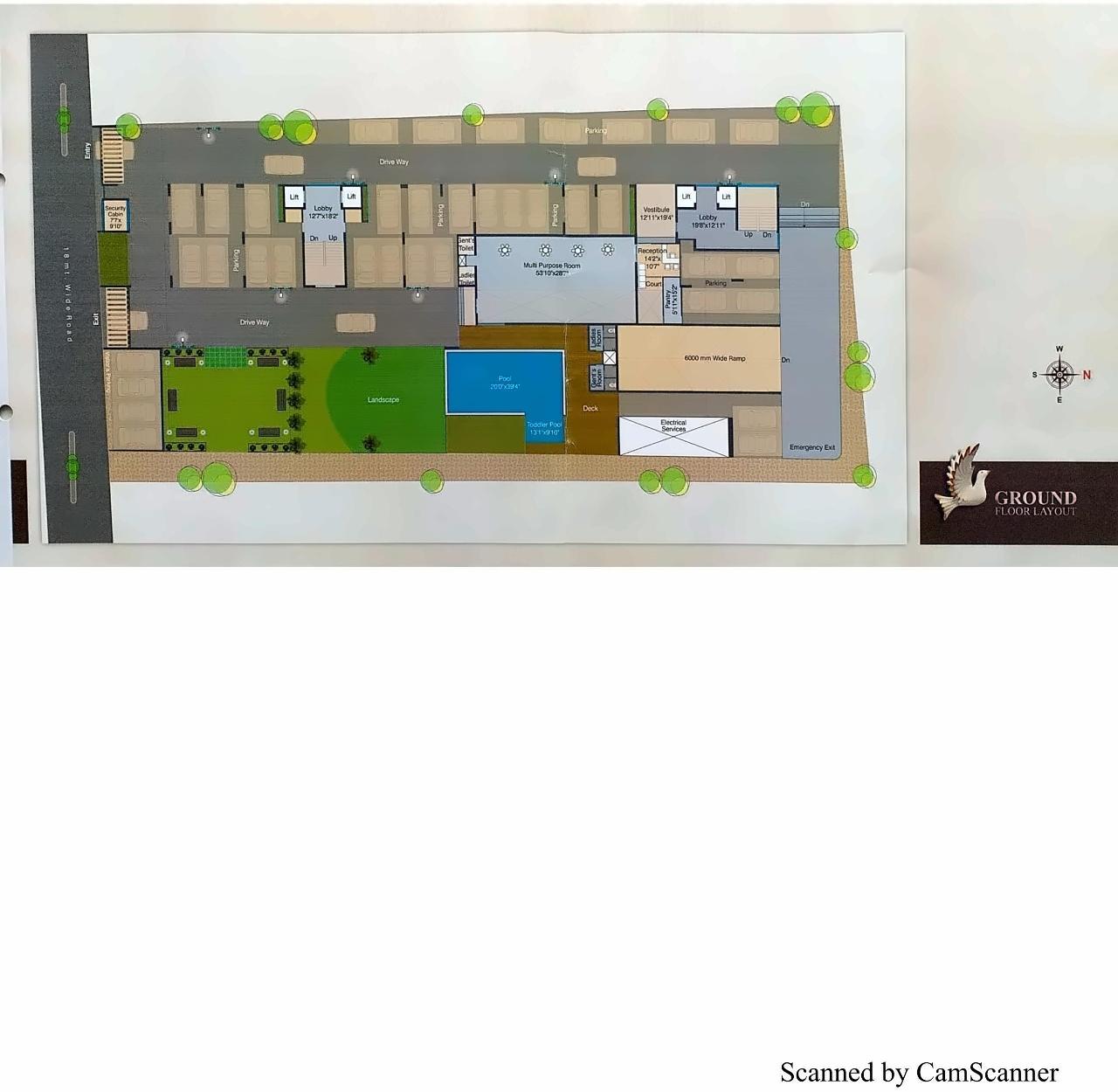 Layout of real estate project Siddhivinayak Highland located at Bhayli, Vadodara, Gujarat
