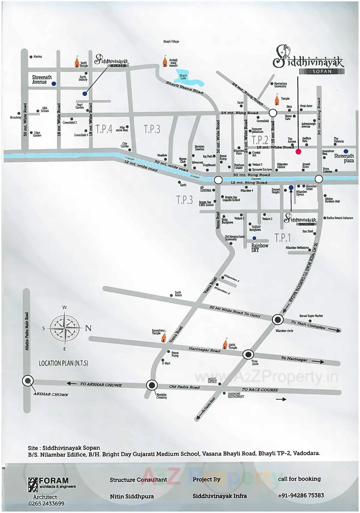  of real estate project Siddhivinayak Sopan located at Bhayli, Vadodara, Gujarat