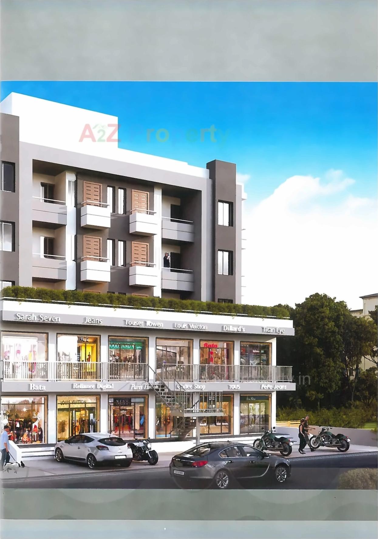 3D Elevation of real estate project Siddhivinayak Sopan located at Bhayli, Vadodara, Gujarat