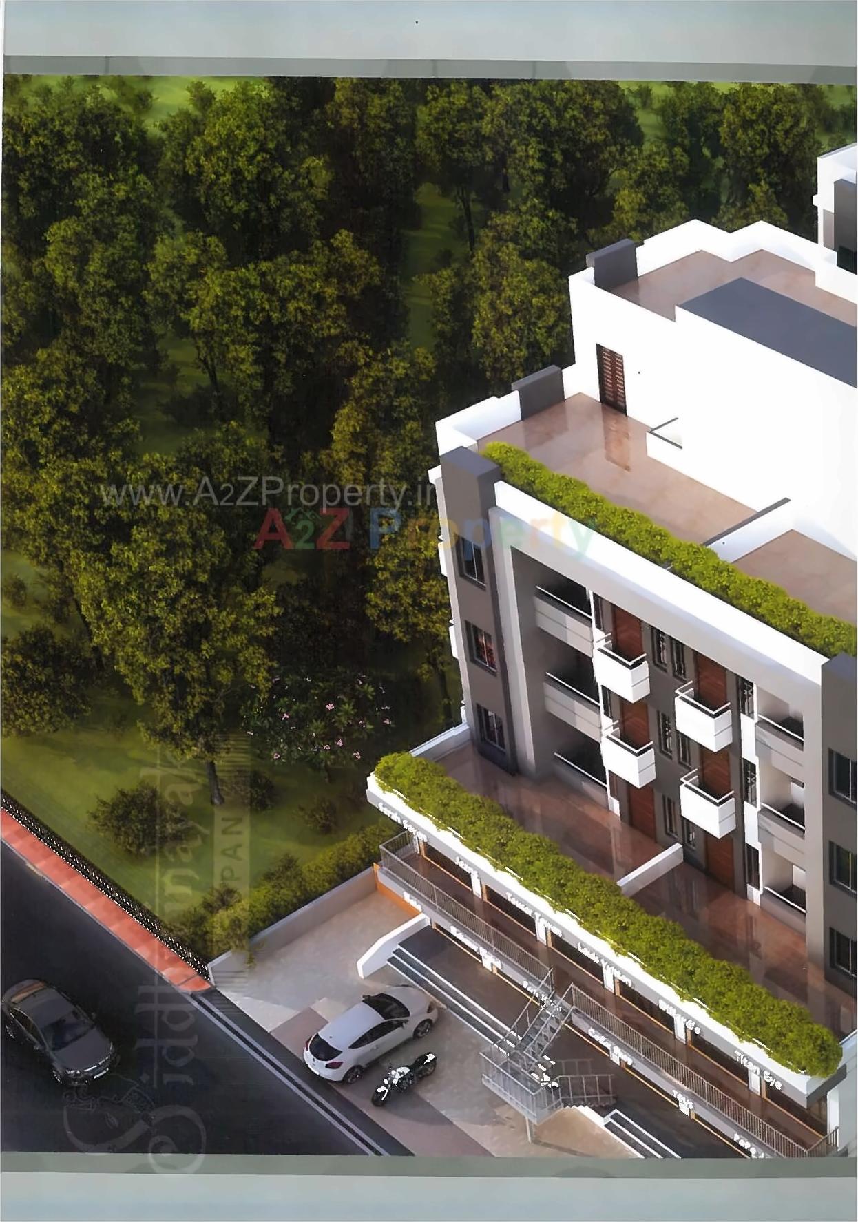 3D Elevation of real estate project Siddhivinayak Sopan located at Bhayli, Vadodara, Gujarat