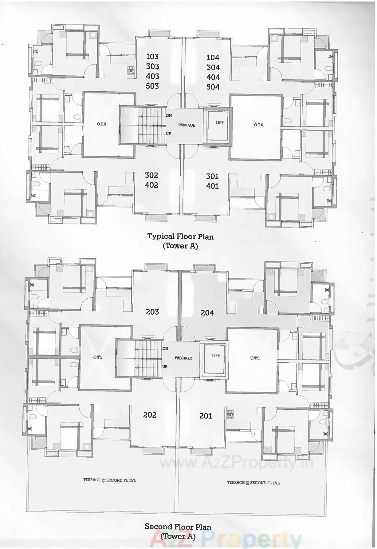 Layout of real estate project Siddhivinayak Sopan located at Bhayli, Vadodara, Gujarat