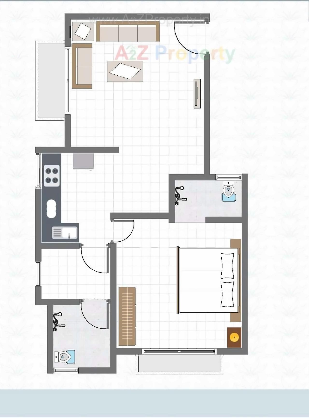 Layout of real estate project Siddhnath Plaza located at Sevasi, Vadodara, Gujarat