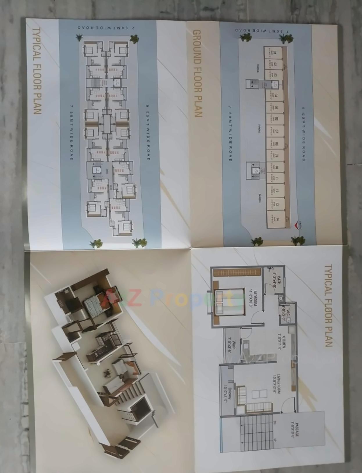 Layout of real estate project Sifa Complex located at Vadodara, Vadodara, Gujarat