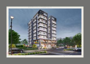 Elevation of real estate project Signature Residency located at Sama, Vadodara, Gujarat