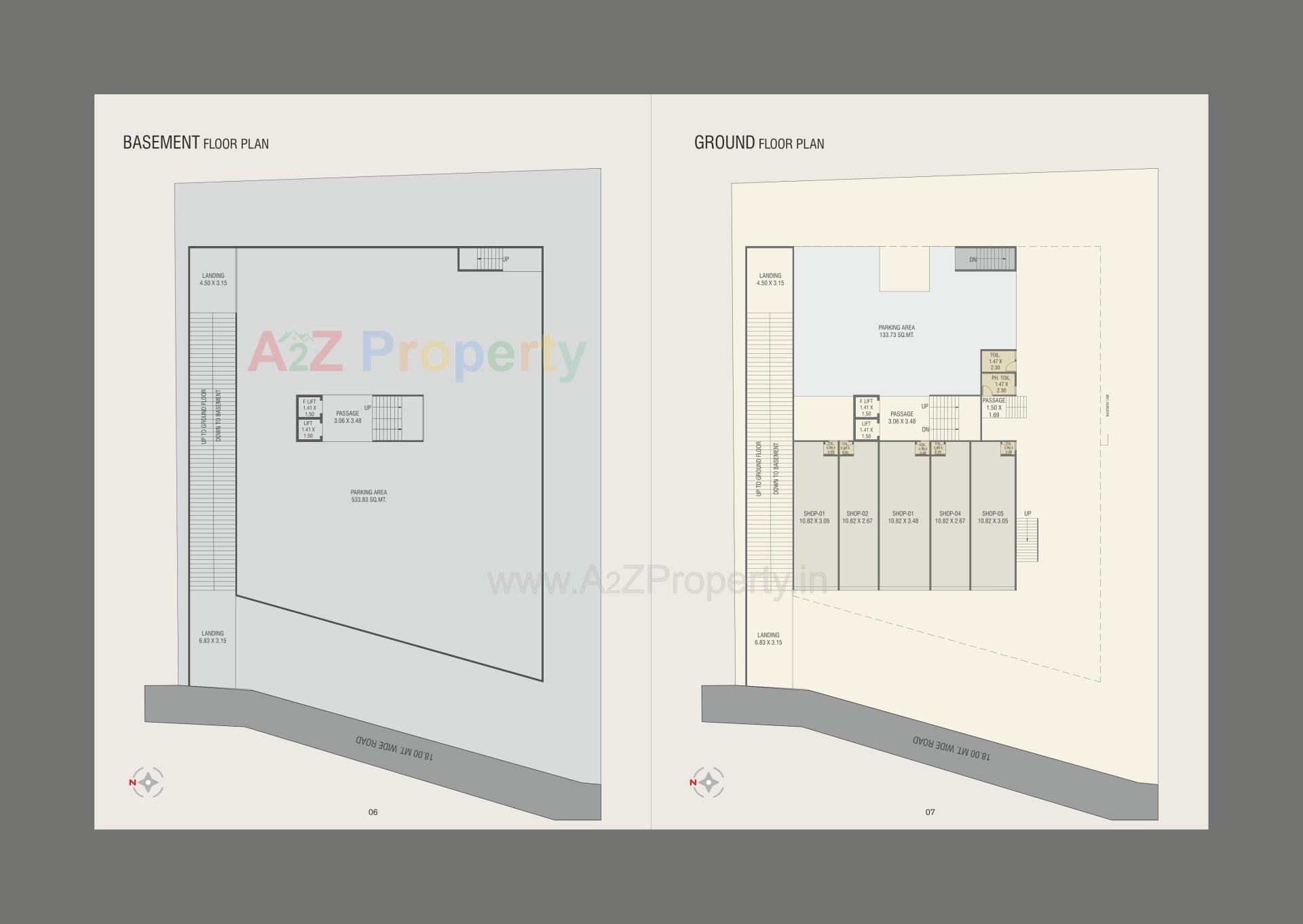 Layout of real estate project Signature Residency located at Sama, Vadodara, Gujarat