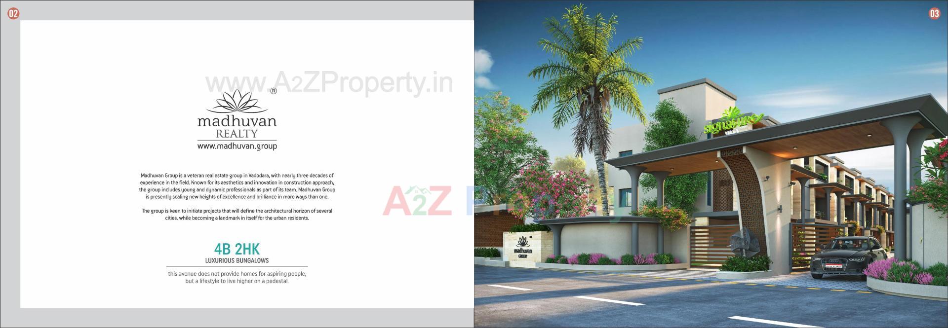  of real estate project Signature Villa located at Sama, Vadodara, Gujarat