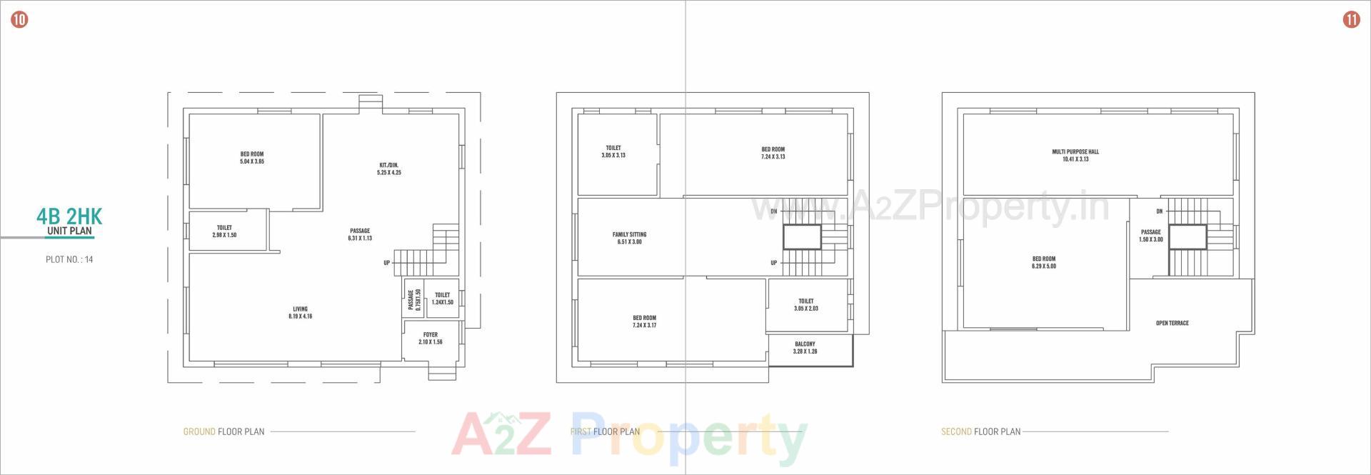 Layout of real estate project Signature Villa located at Sama, Vadodara, Gujarat