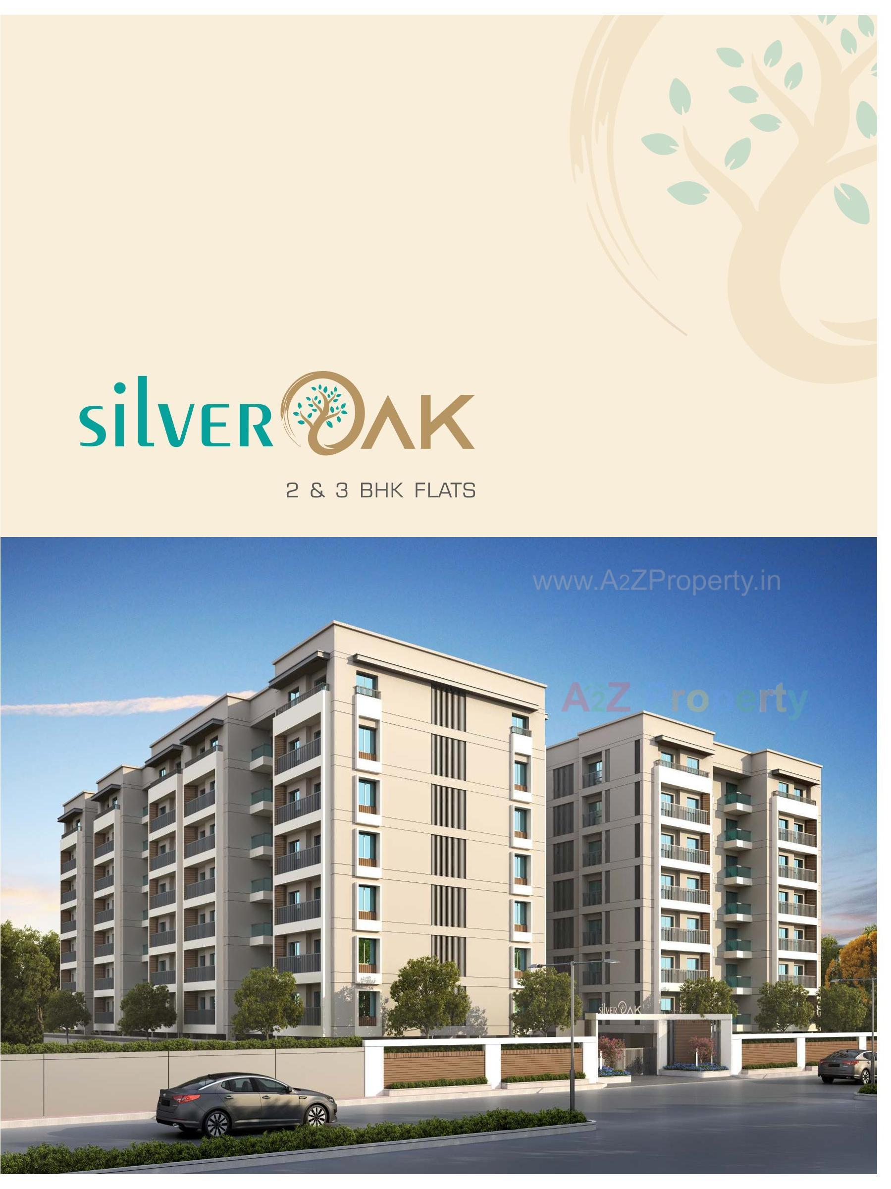 3D Elevation of real estate project Silver Oak located at Harni, Vadodara, Gujarat