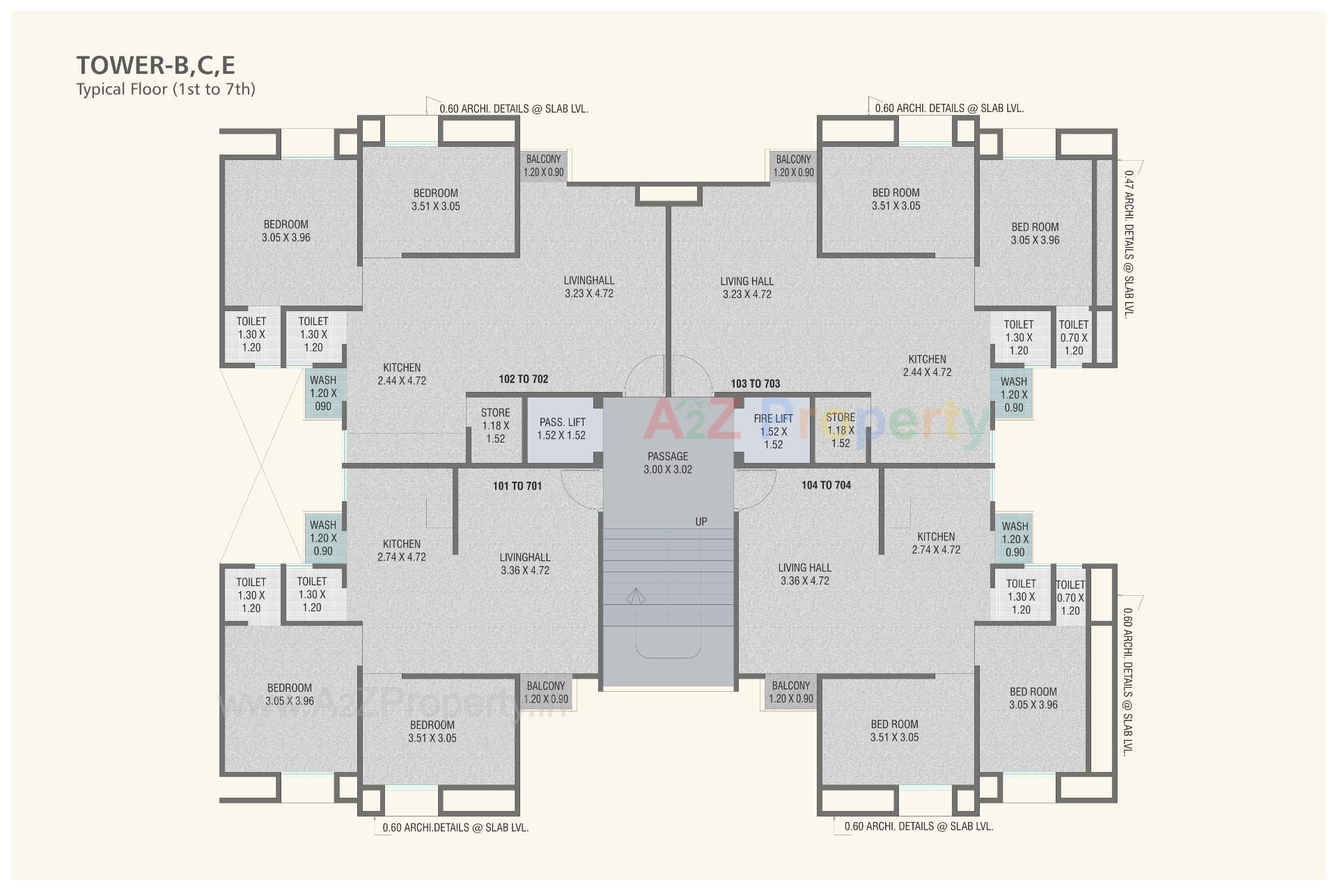 Layout of real estate project Silver Oak located at Harni, Vadodara, Gujarat