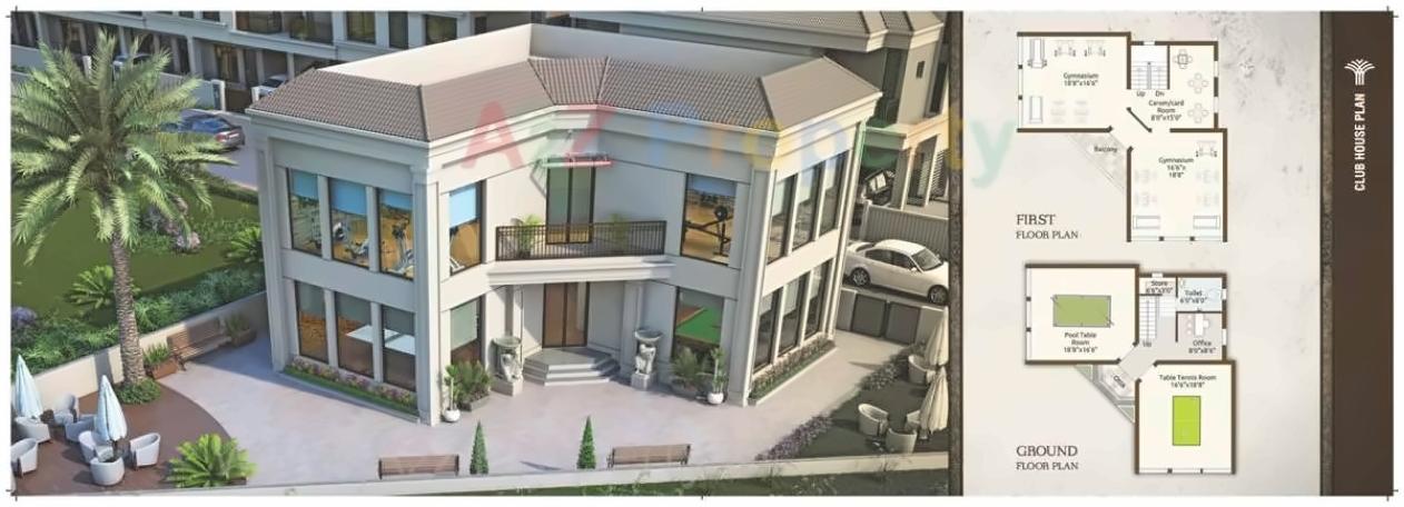 Layout of real estate project Silver Palm located at Kapurai, Vadodara, Gujarat