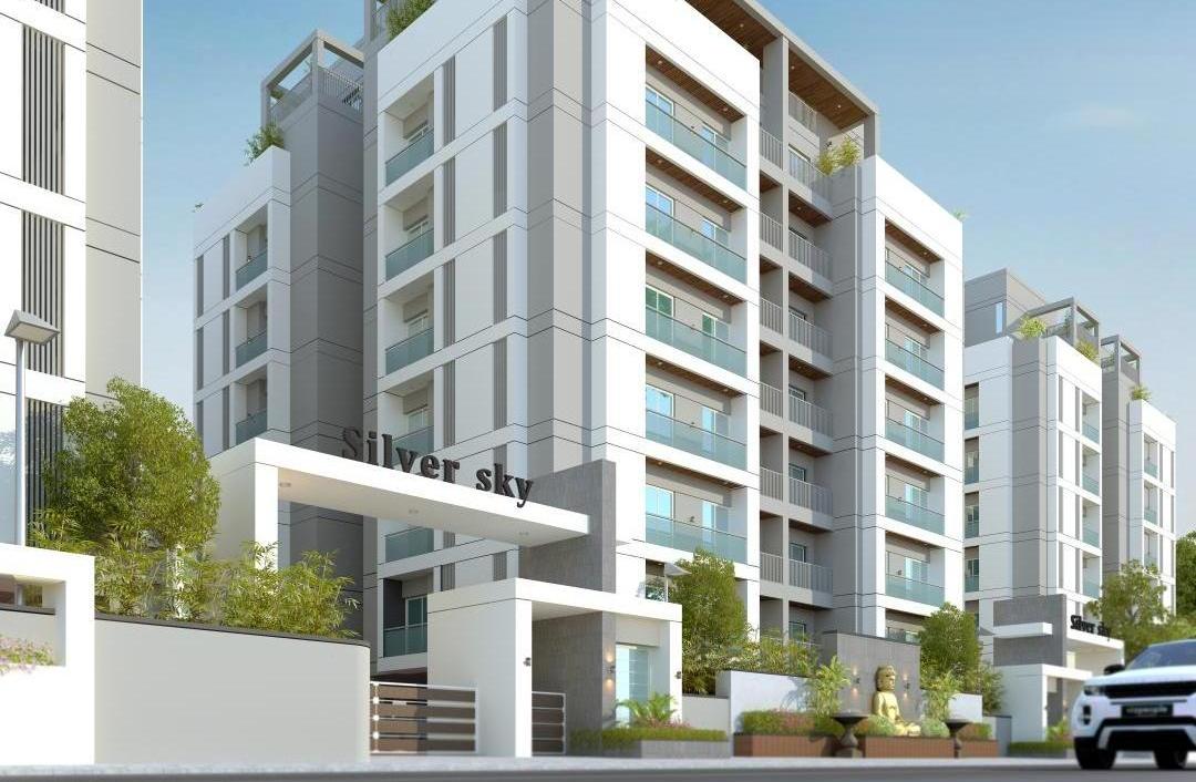 Elevation Gate of real estate project Silver Sky located at Harni, Vadodara, Gujarat
