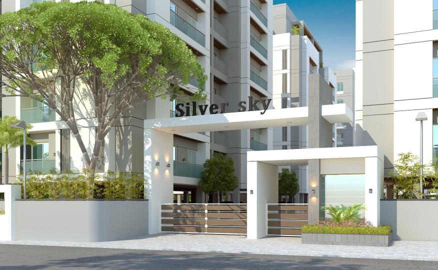 Entrance Gate of real estate project Silver Sky located at Harni, Vadodara, Gujarat