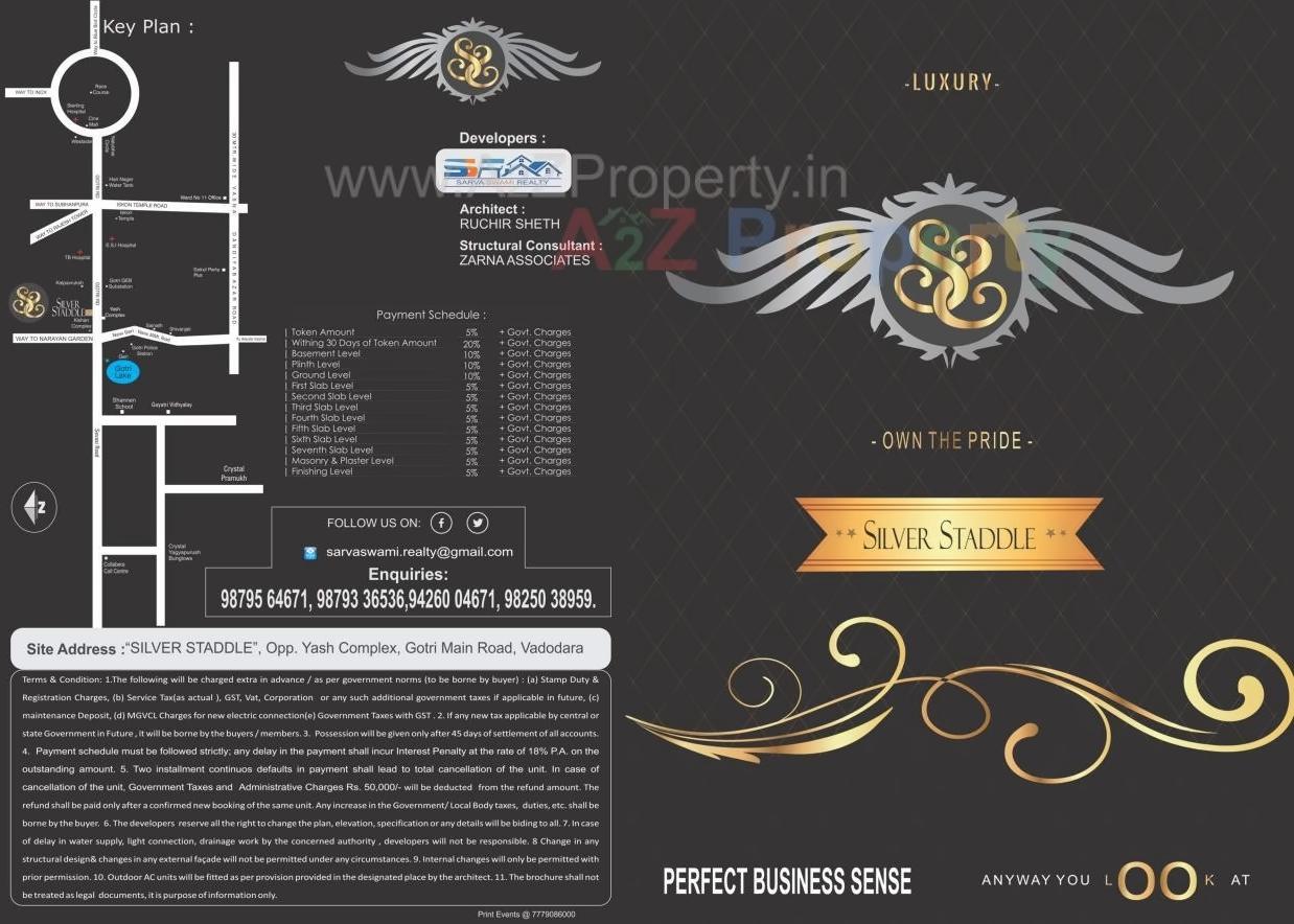 of real estate project Silver Staddle located at Gotri, Vadodara, Gujarat