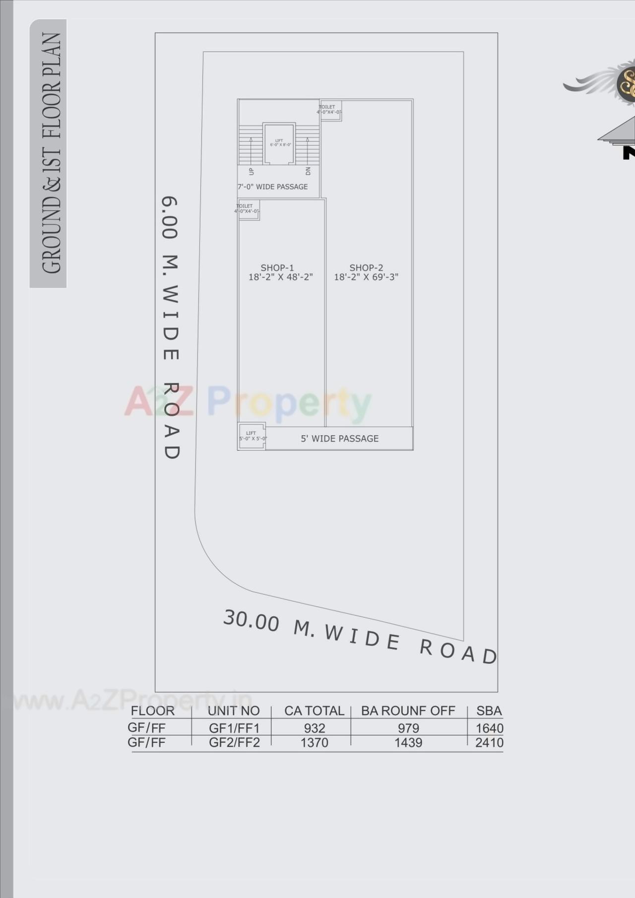 Layout of real estate project Silver Staddle located at Gotri, Vadodara, Gujarat