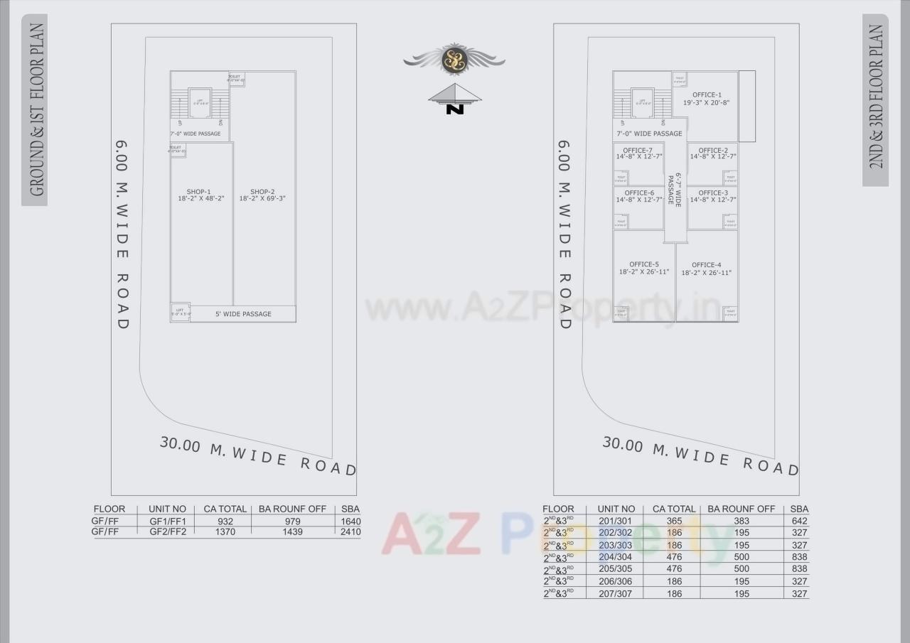 Layout of real estate project Silver Staddle located at Gotri, Vadodara, Gujarat