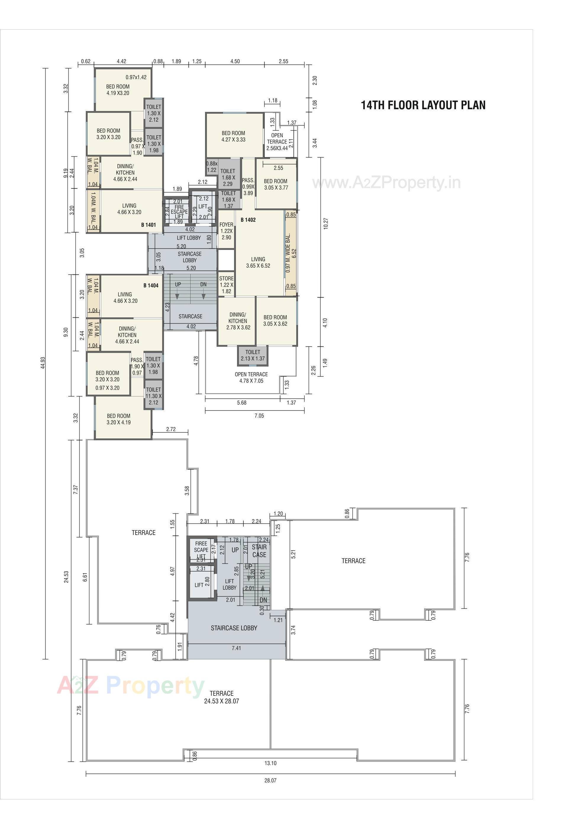 Layout of real estate project Sky Gateway located at Danteshwer, Vadodara, Gujarat