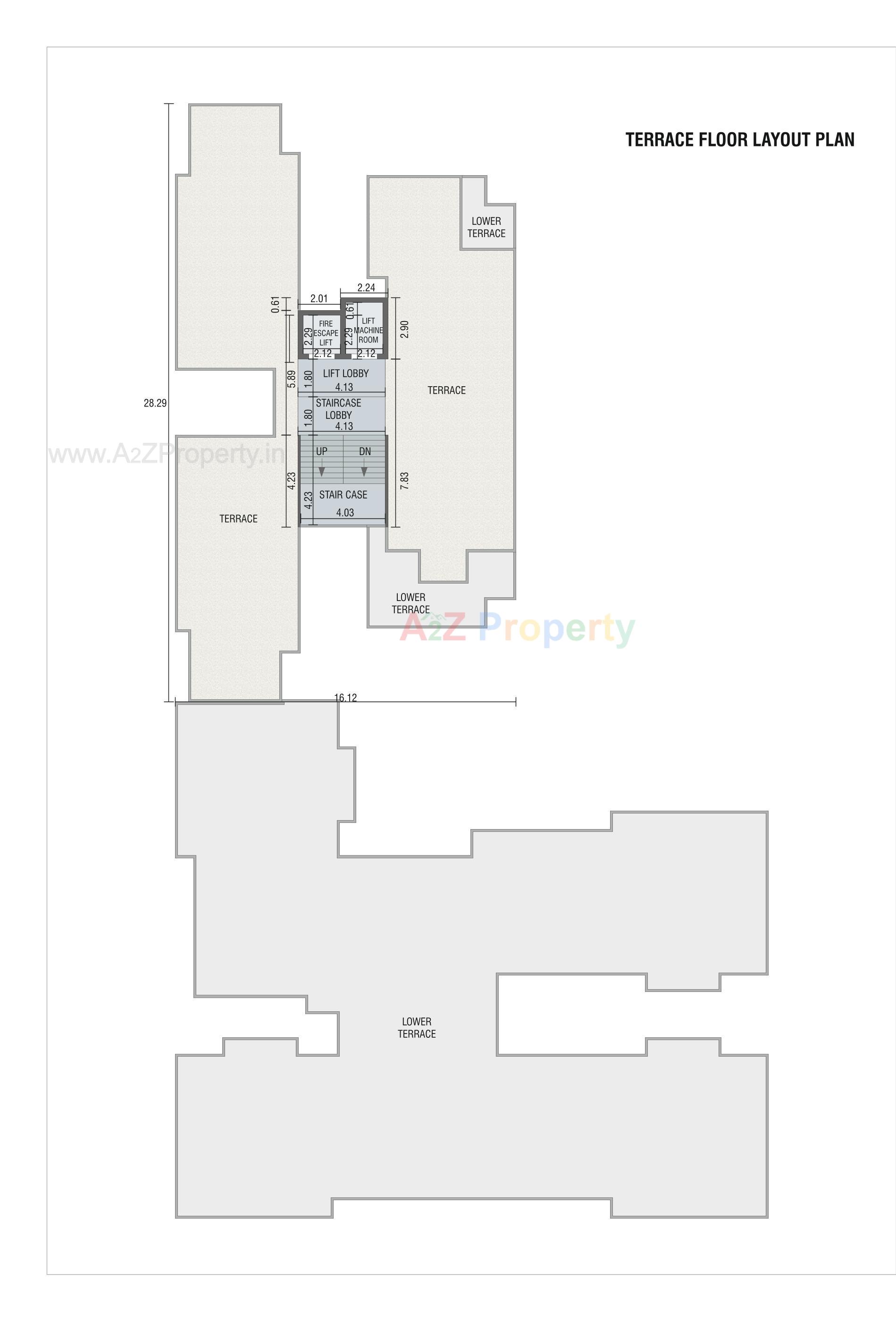 Layout of real estate project Sky Gateway located at Danteshwer, Vadodara, Gujarat