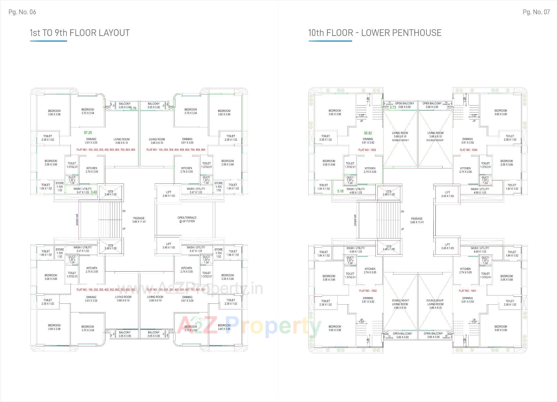 Layout of real estate project Sky Vista Residency located at Sevasi, Vadodara, Gujarat