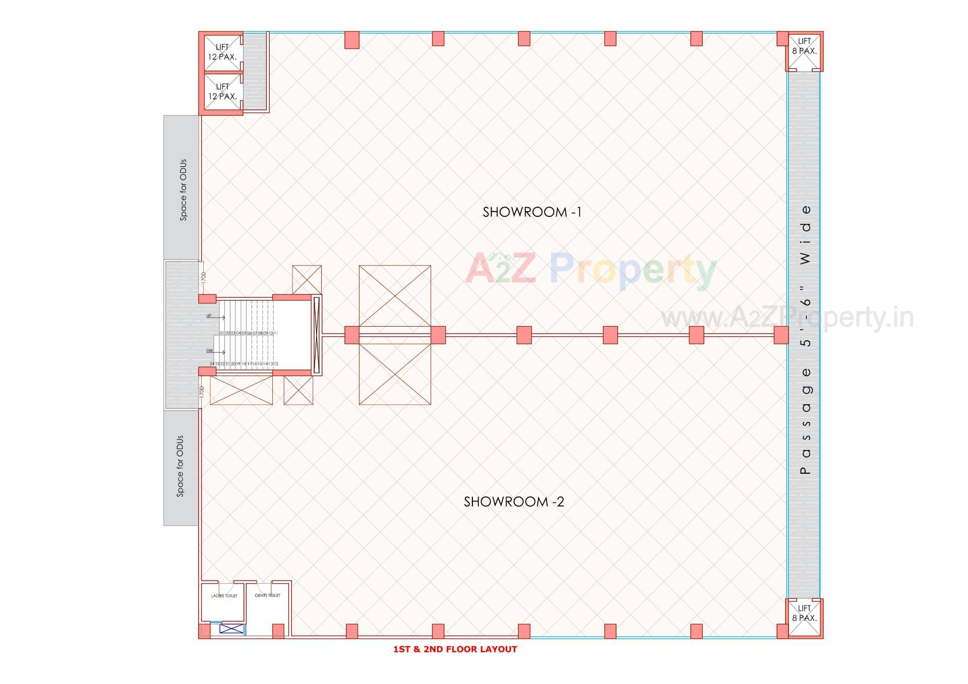 Layout of real estate project Smeet located at Subhanpura, Vadodara, Gujarat