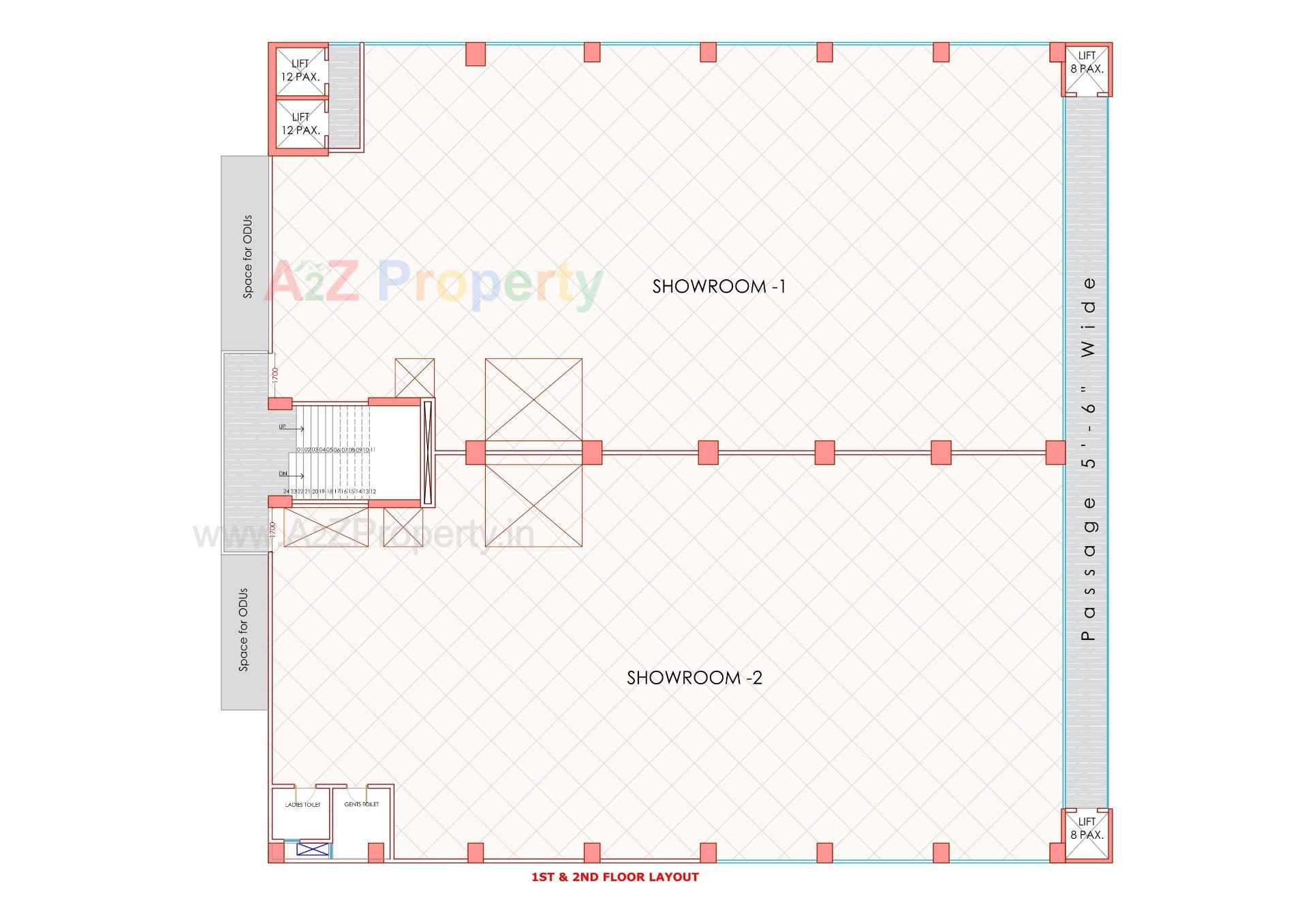 Layout of real estate project Smeet located at Subhanpura, Vadodara, Gujarat