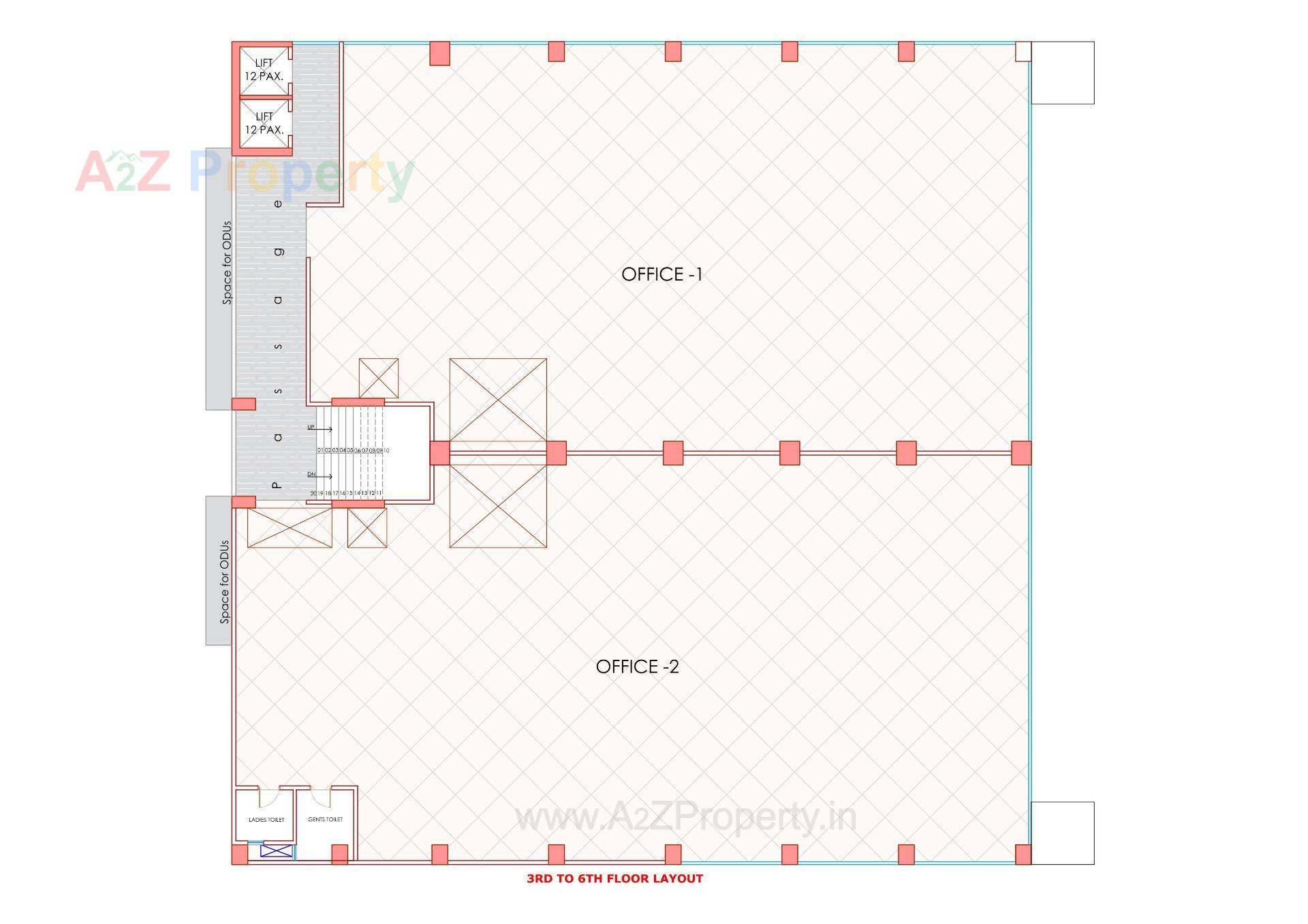 Layout of real estate project Smeet located at Subhanpura, Vadodara, Gujarat