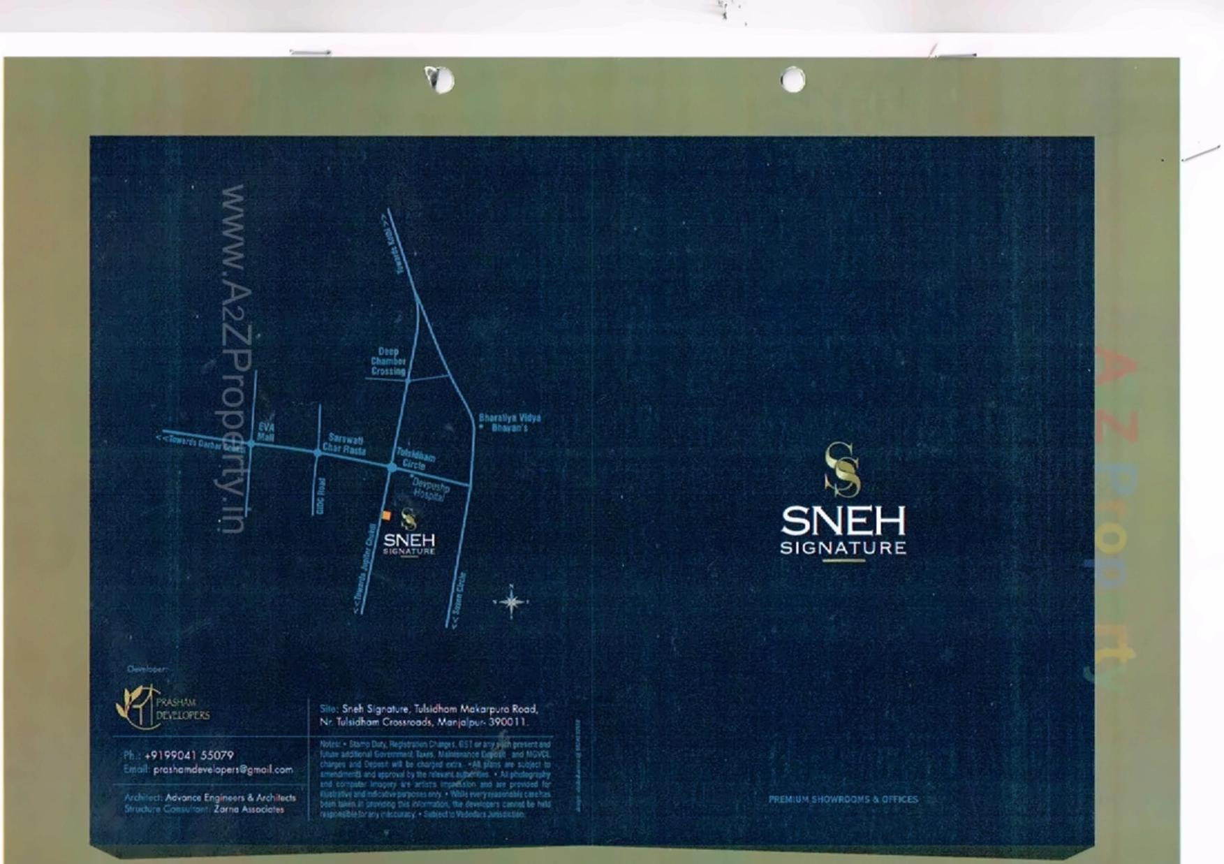  of real estate project Sneh Signature located at Manjalpur, Vadodara, Gujarat