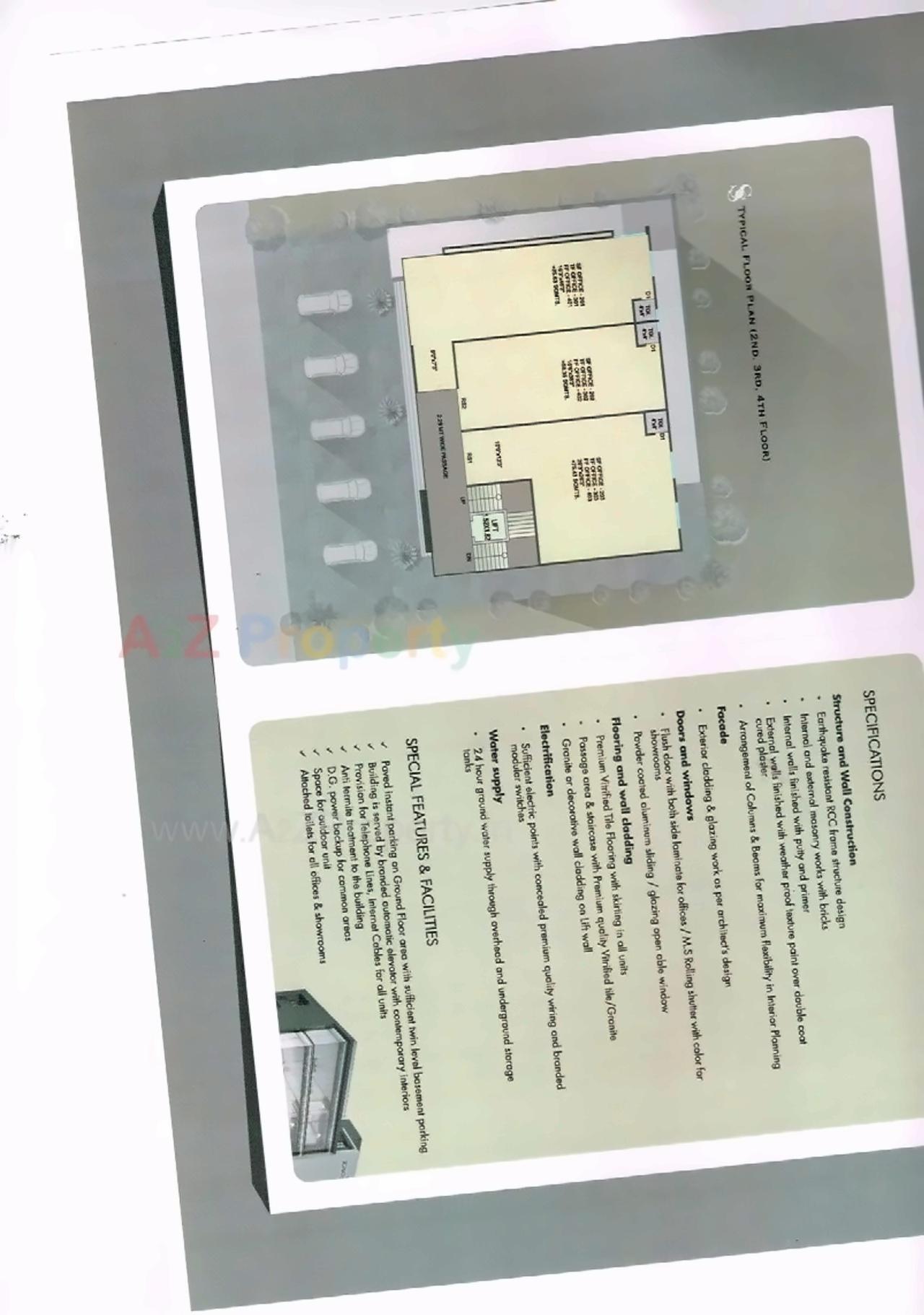 Layout of real estate project Sneh Signature located at Manjalpur, Vadodara, Gujarat