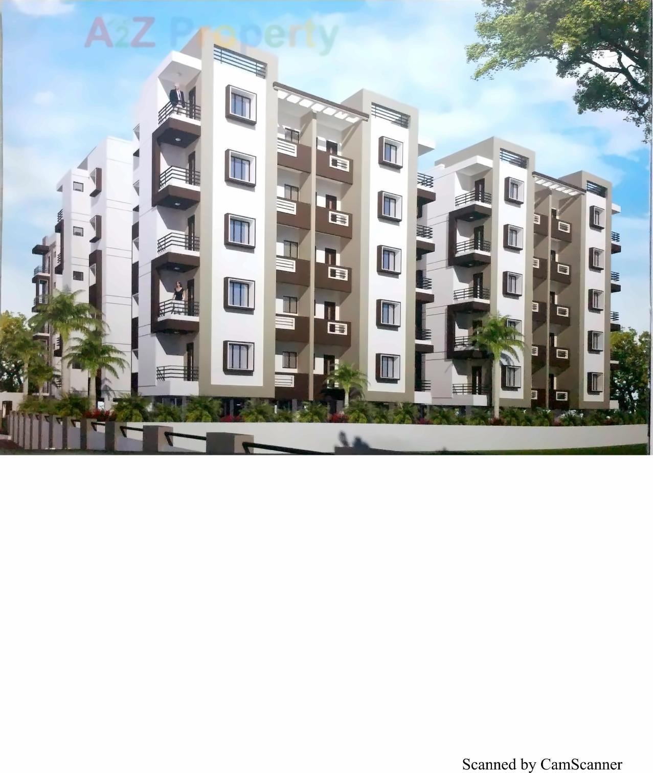 3D Elevation of real estate project Soham Heights located at Dasharath, Vadodara, Gujarat