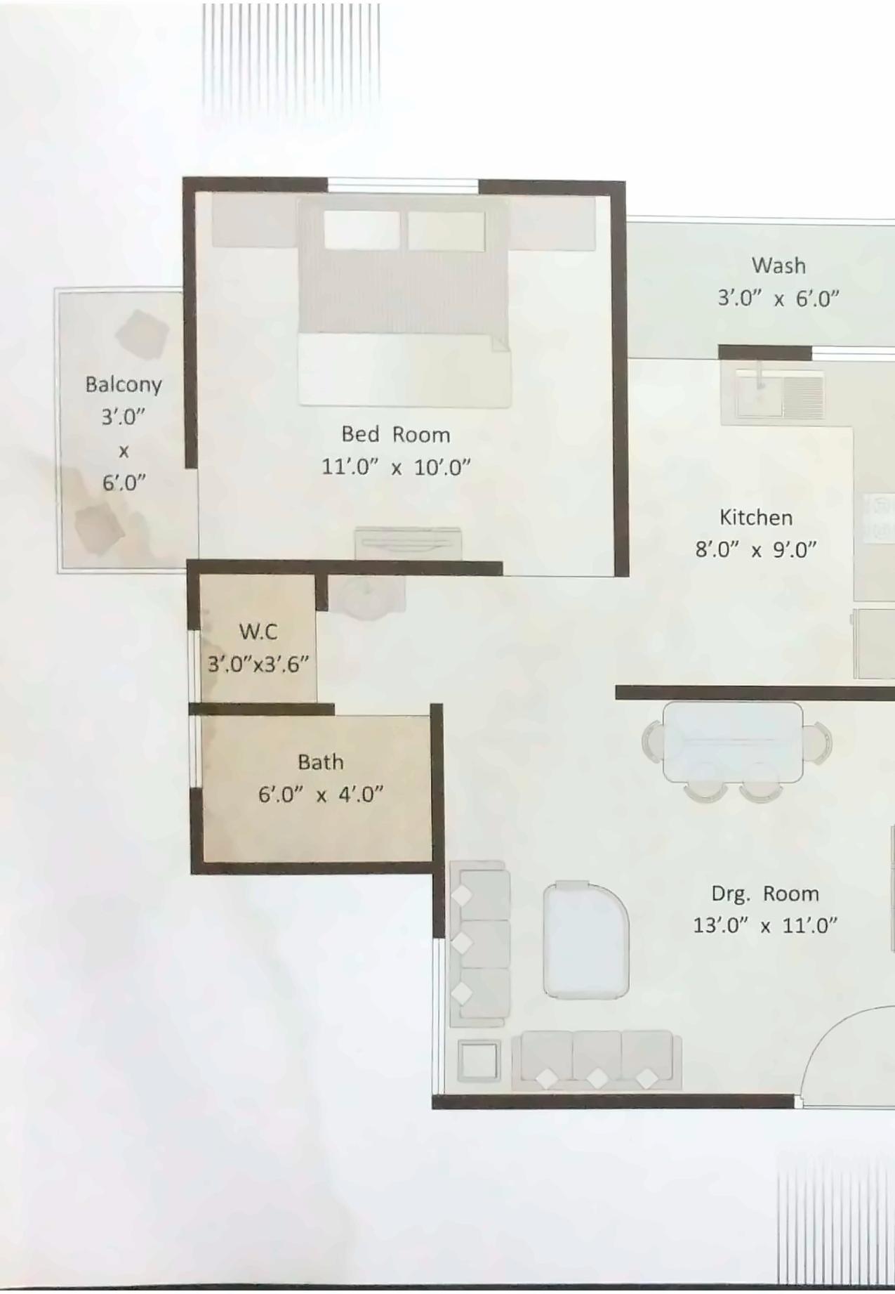 Layout of real estate project Soham Heights located at Dasharath, Vadodara, Gujarat