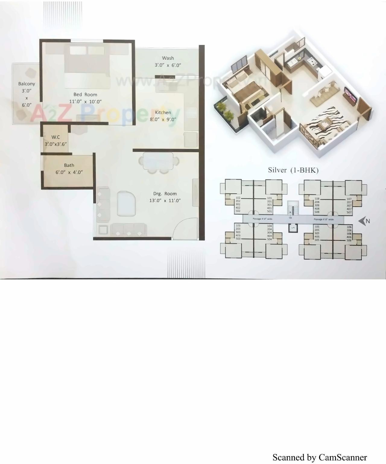 Layout of real estate project Soham Heights located at Dasharath, Vadodara, Gujarat