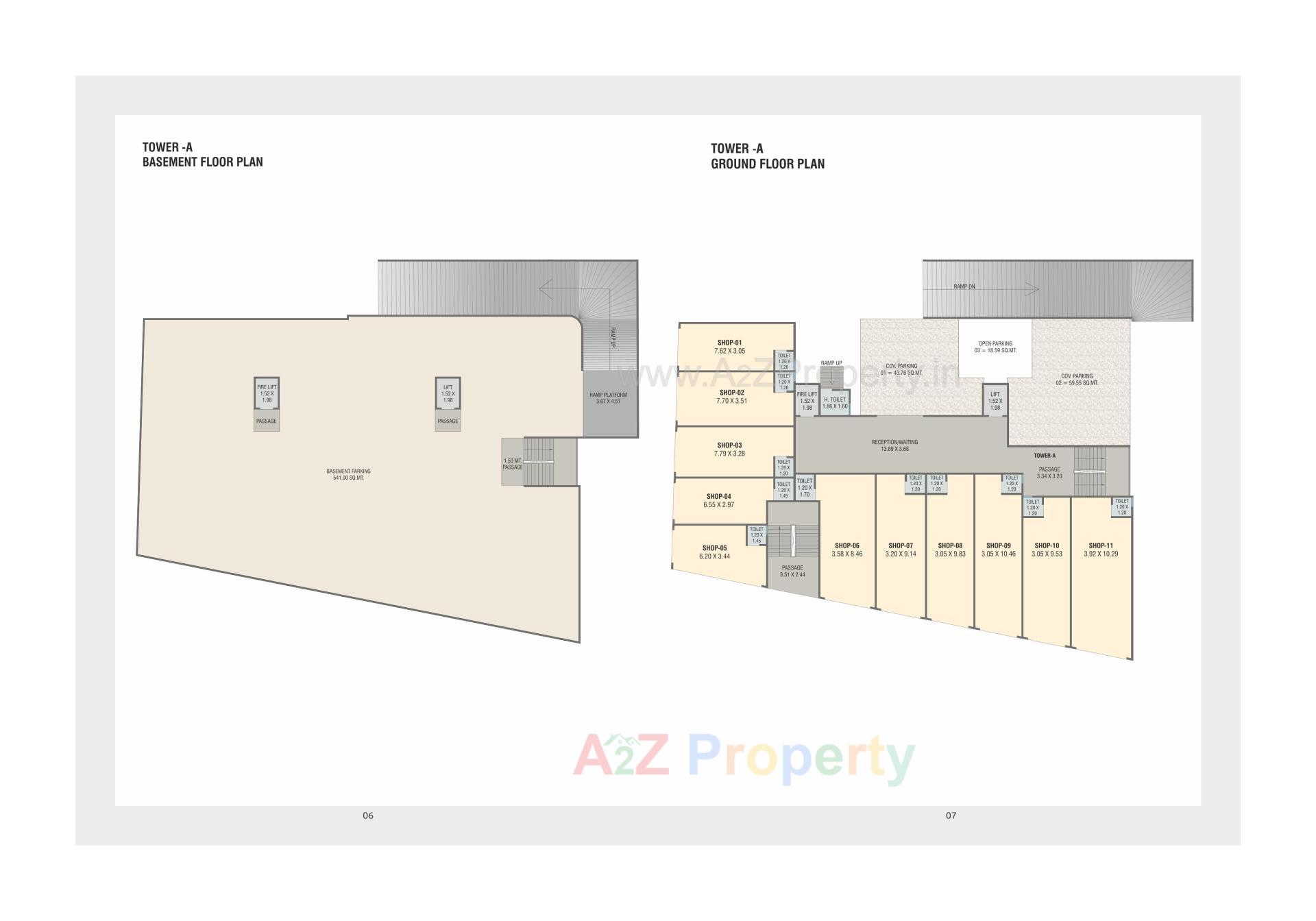 Layout of real estate project Soham Resicom located at Atladra, Vadodara, Gujarat