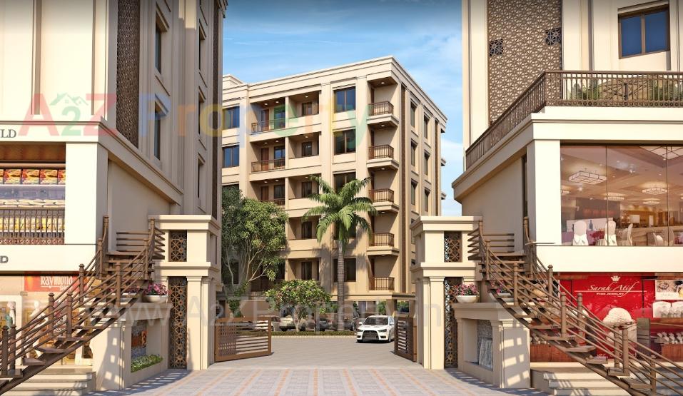 3D Elevation of real estate project Solaris located at Bhayli, Vadodara, Gujarat