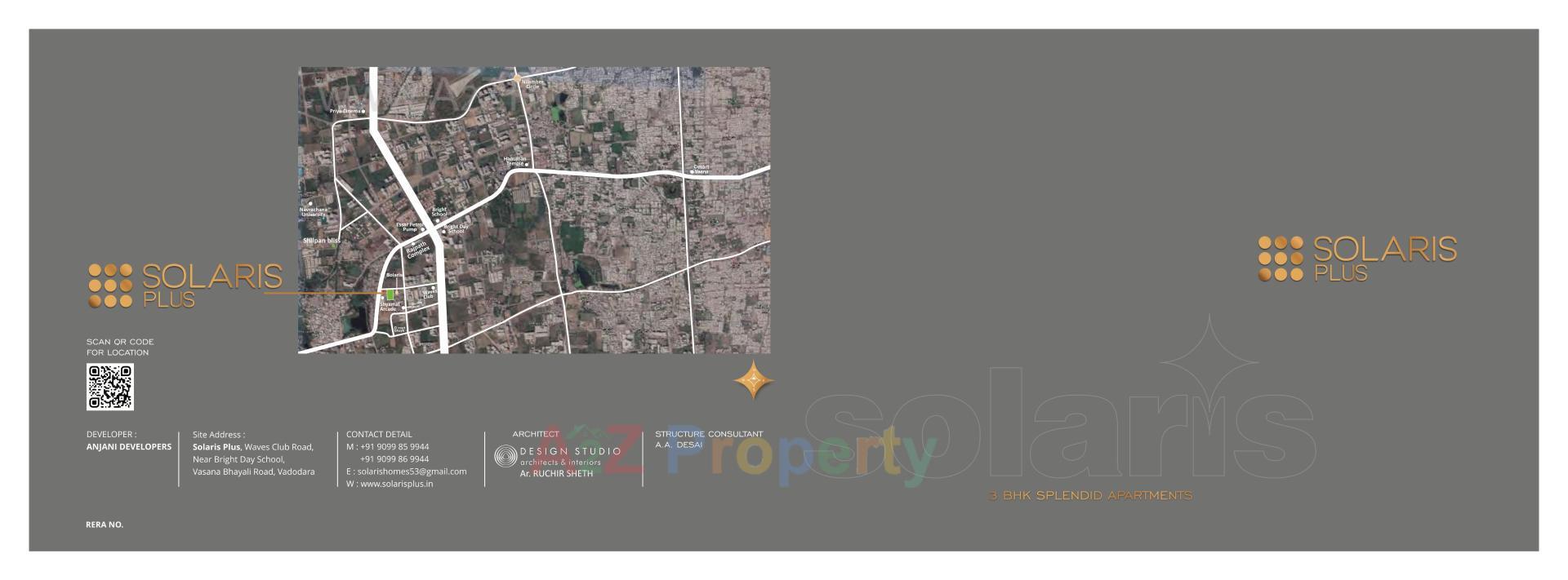  of real estate project Solaris Plus located at Bhayli, Vadodara, Gujarat