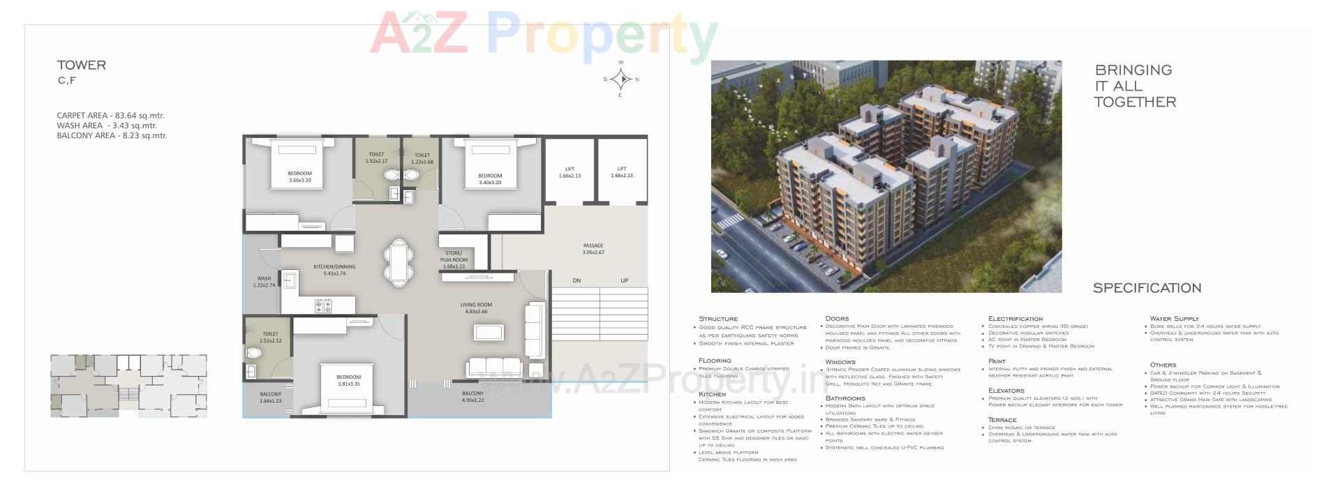 Layout of real estate project Solaris Plus located at Bhayli, Vadodara, Gujarat