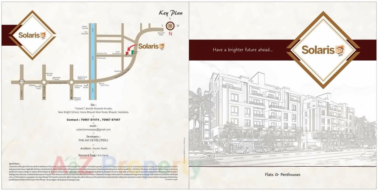  of real estate project Solaris located at Bhayli, Vadodara, Gujarat
