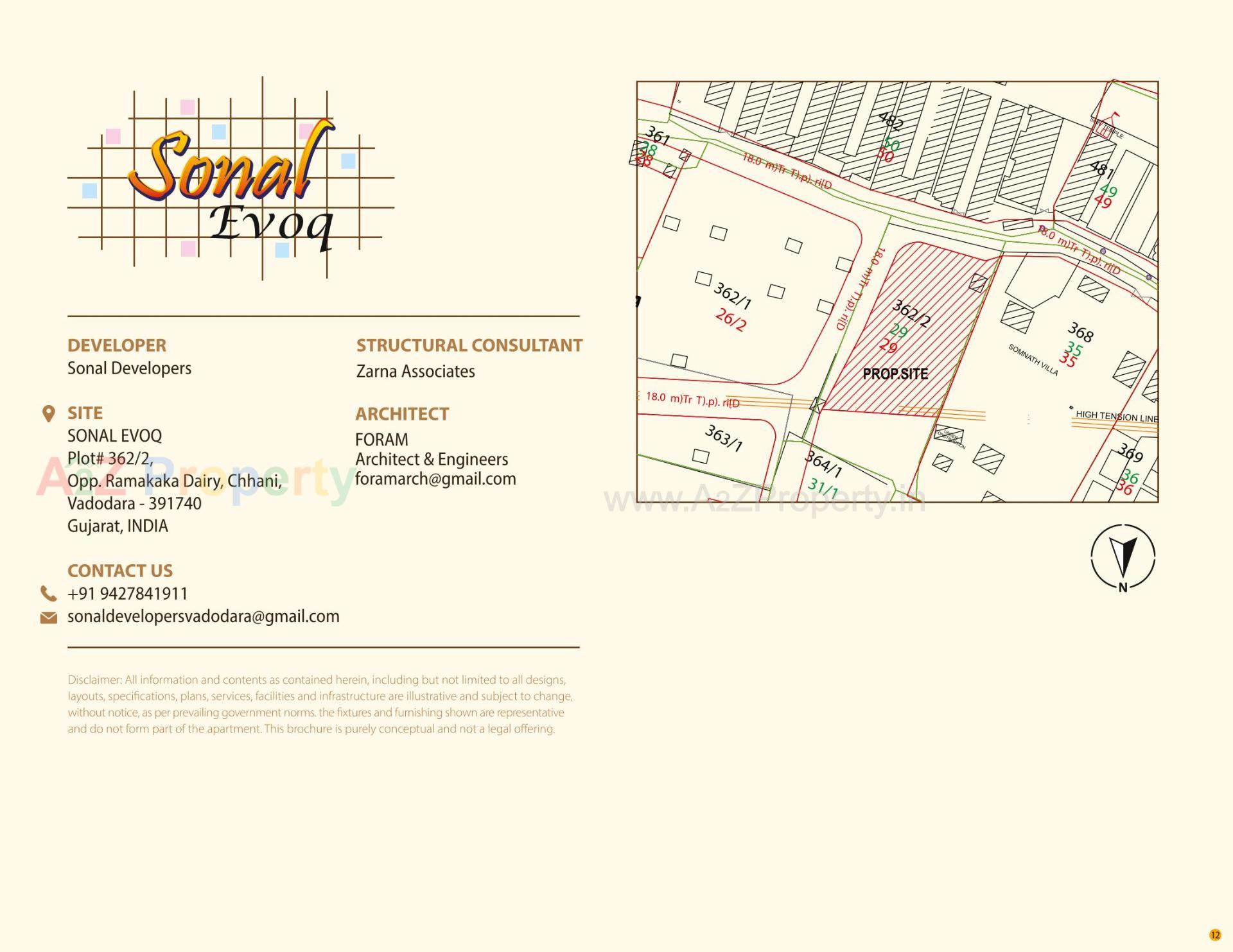  of real estate project Sonal Evoq located at Chhani, Vadodara, Gujarat