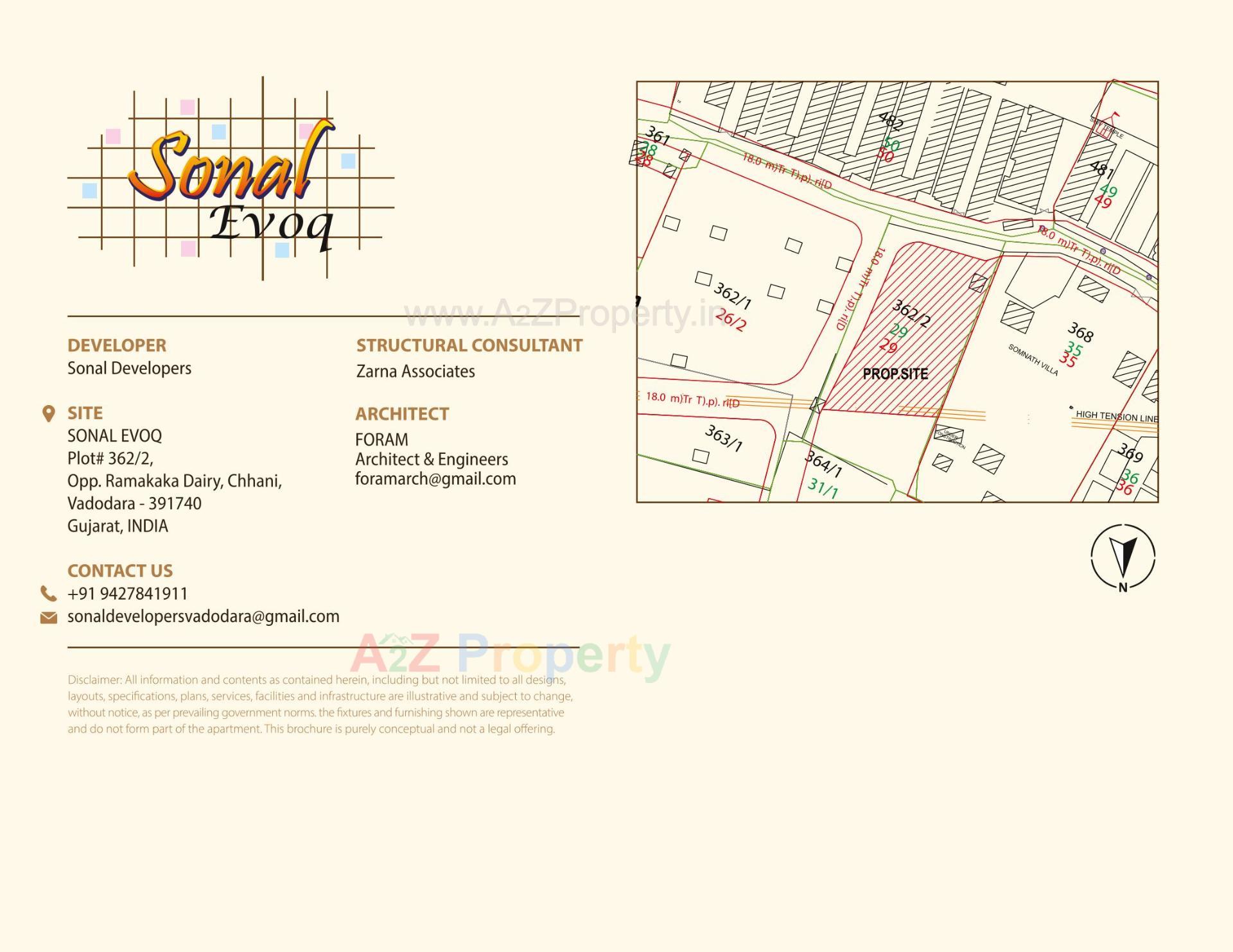  of real estate project Sonal Evoq located at Chhani, Vadodara, Gujarat