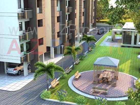 3D Elevation of real estate project Sonal Highland located at Gotri, Vadodara, Gujarat