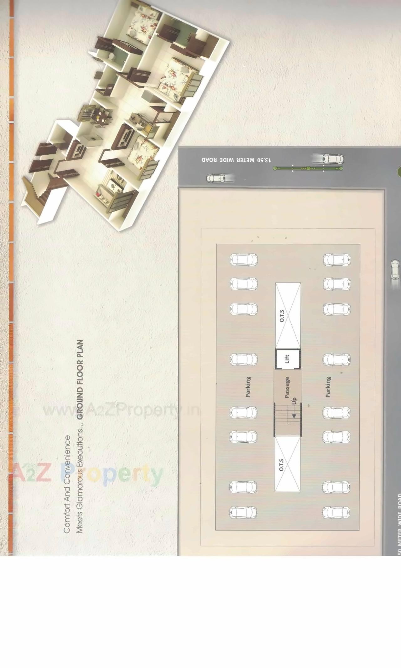 Layout of real estate project Sotta Square located at Bapod, Vadodara, Gujarat