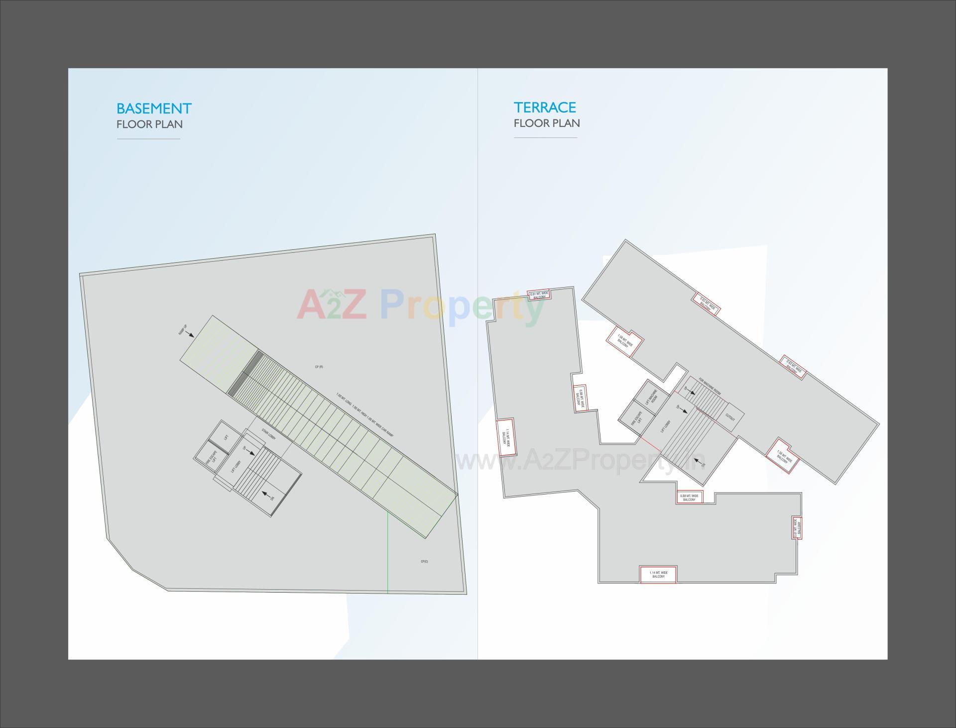 Layout of real estate project Sparsh Skyview located at Bhayli, Vadodara, Gujarat