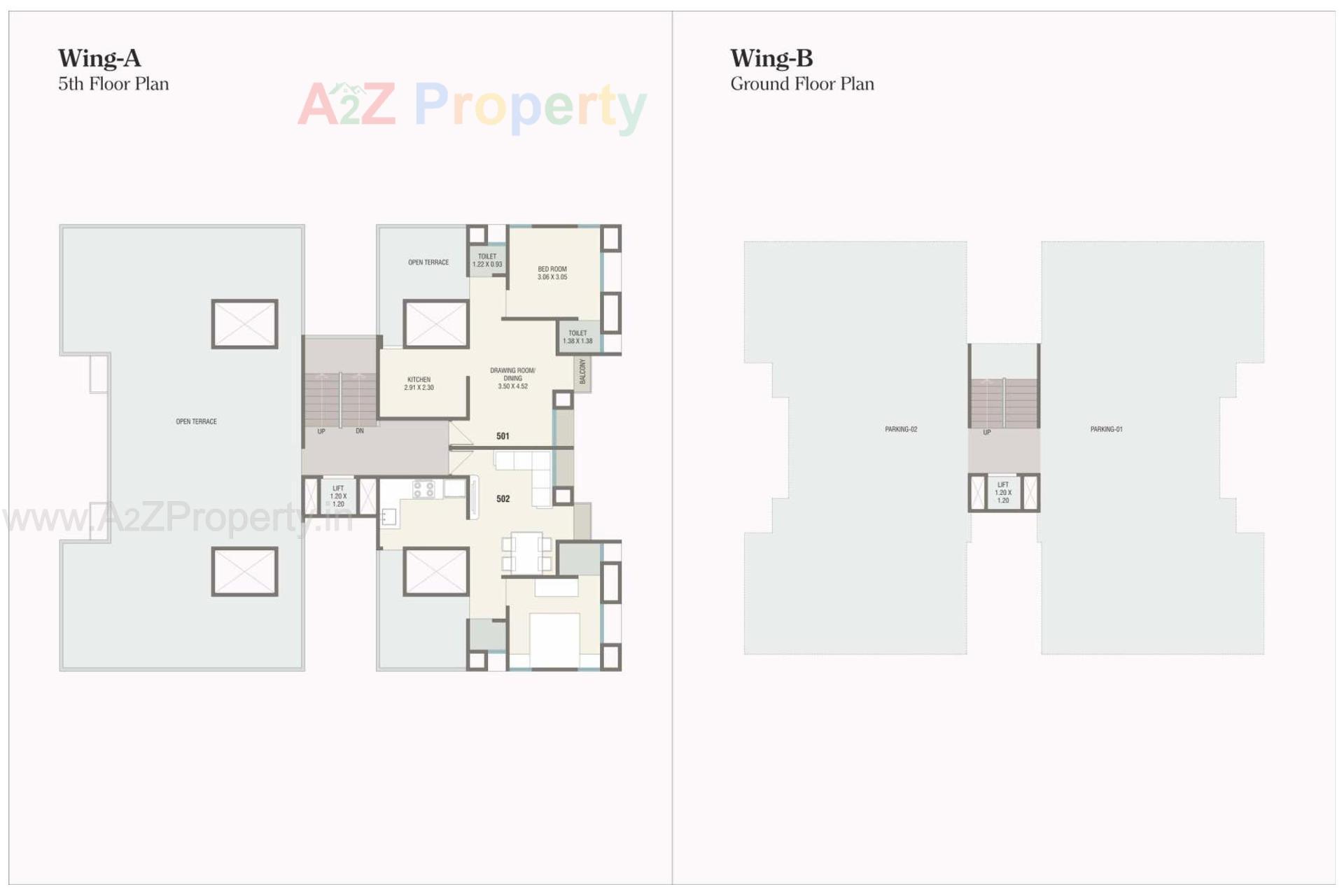 Layout of real estate project Sparsh located at Gorva, Vadodara, Gujarat