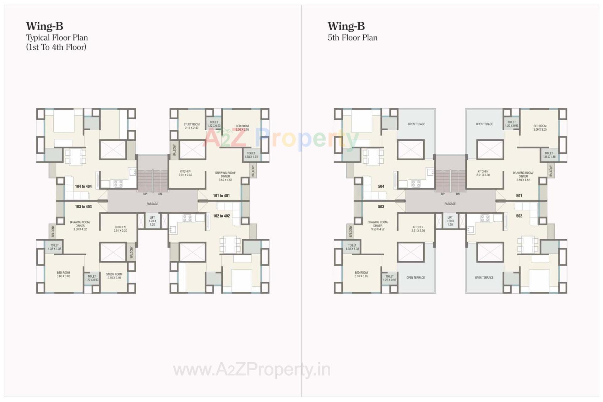 Layout of real estate project Sparsh located at Gorva, Vadodara, Gujarat