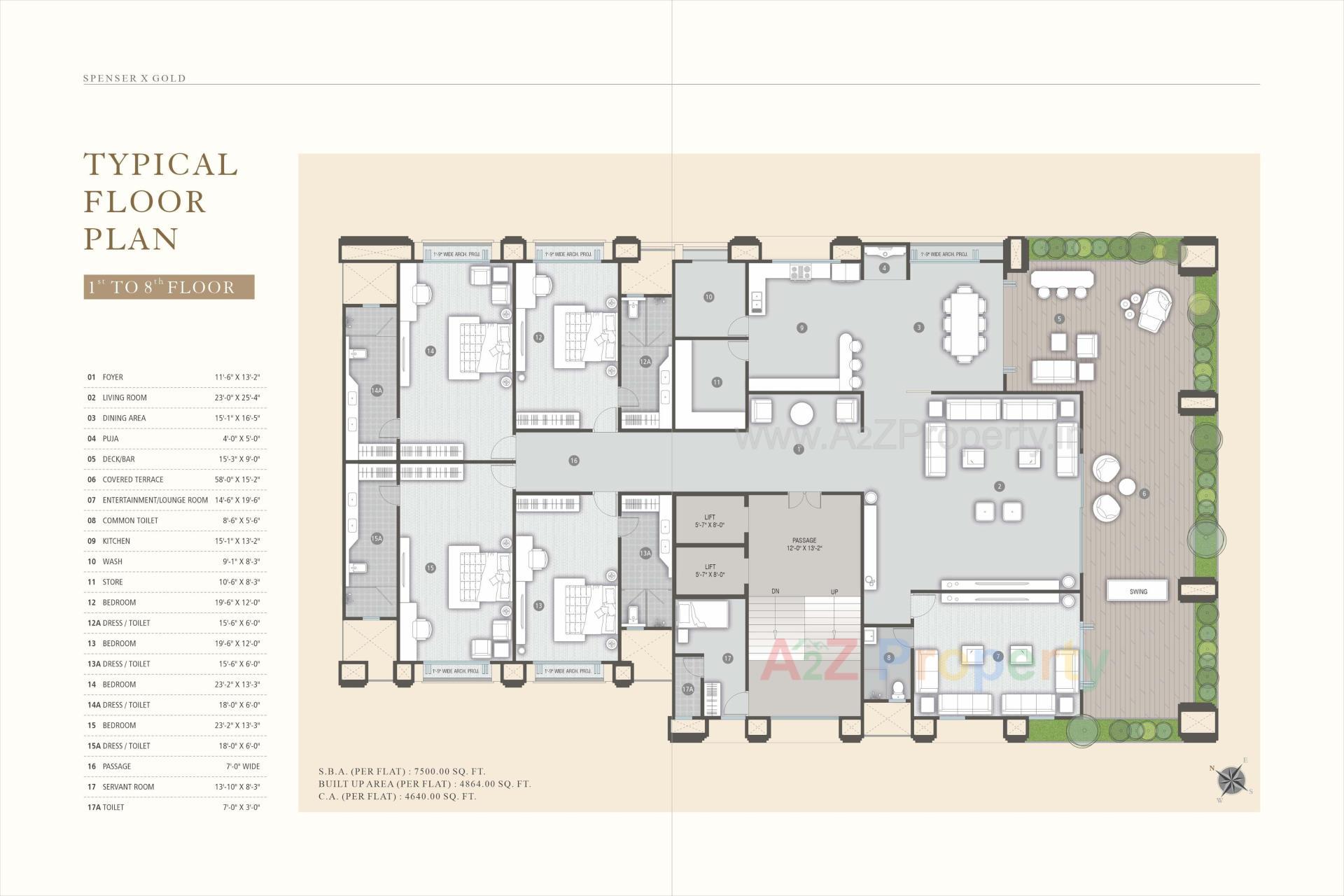 Layout of real estate project Spenser X Gold located at Ankodiya, Vadodara, Gujarat