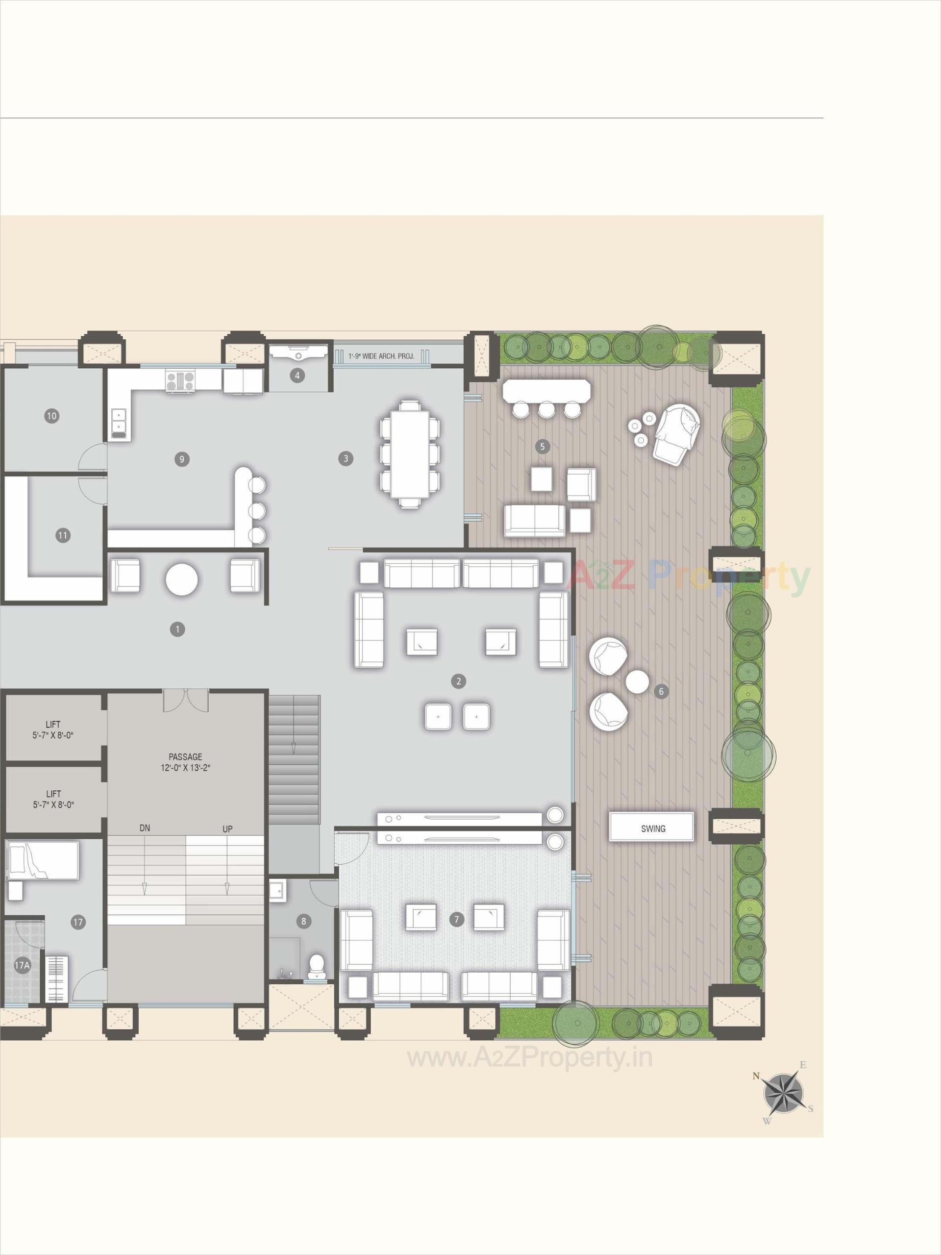Layout of real estate project Spenser X Gold located at Ankodiya, Vadodara, Gujarat