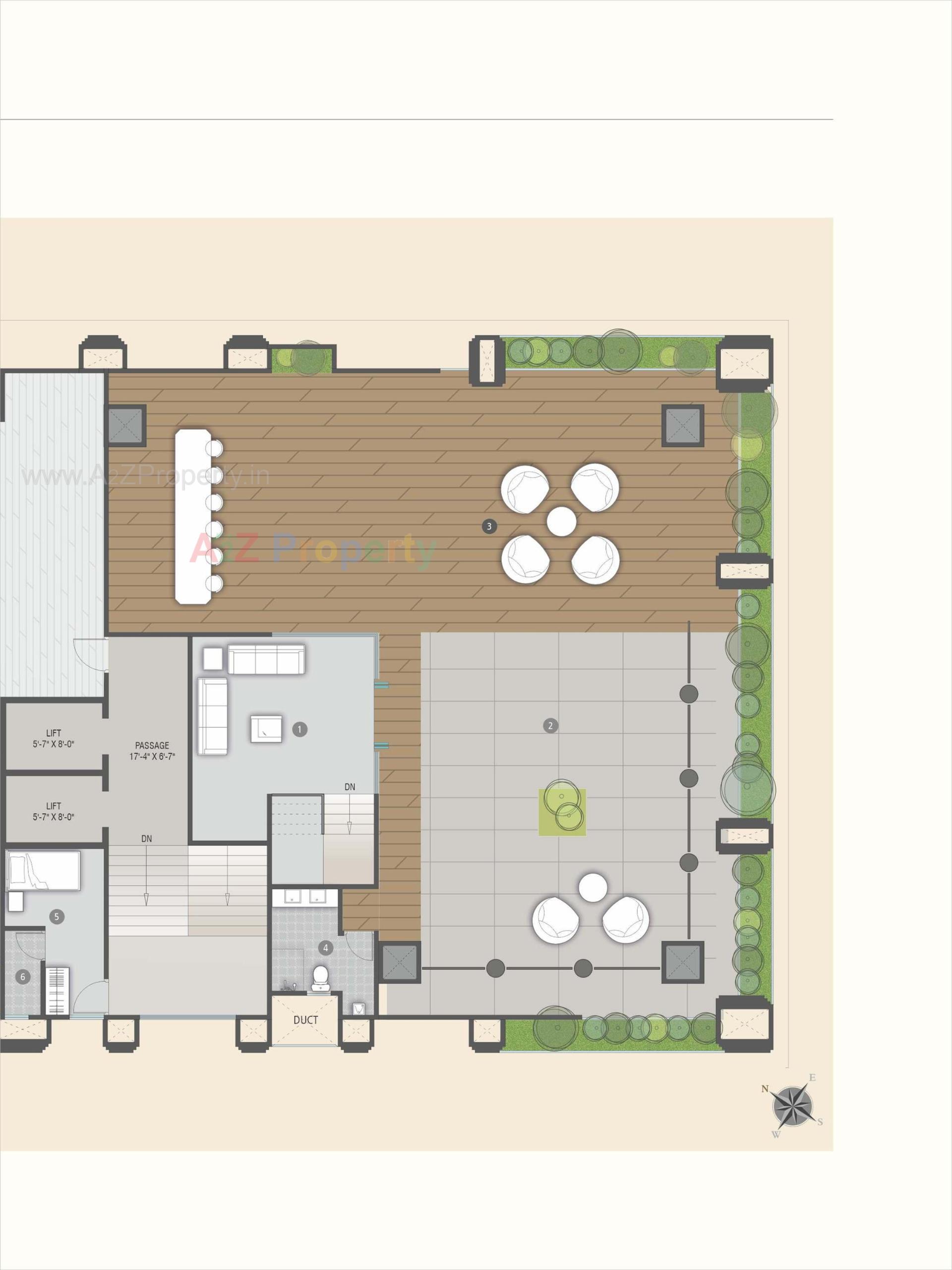 Layout of real estate project Spenser X Gold located at Ankodiya, Vadodara, Gujarat