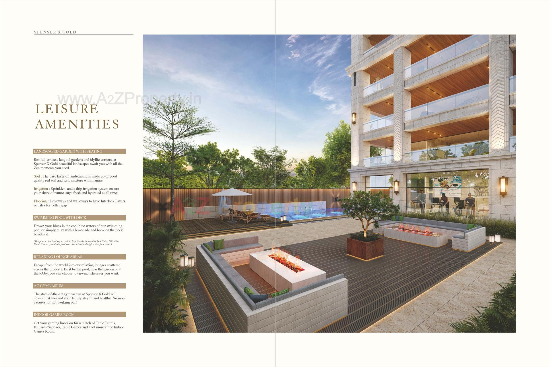 3D Elevation of real estate project Spenser X Gold located at Ankodiya, Vadodara, Gujarat